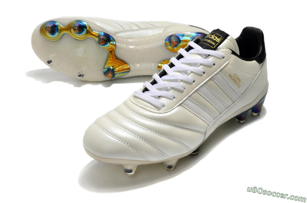 Adidas Copa Mundial 21 FG Firm Ground Soccer Cleats - Beige/Black/White 5
