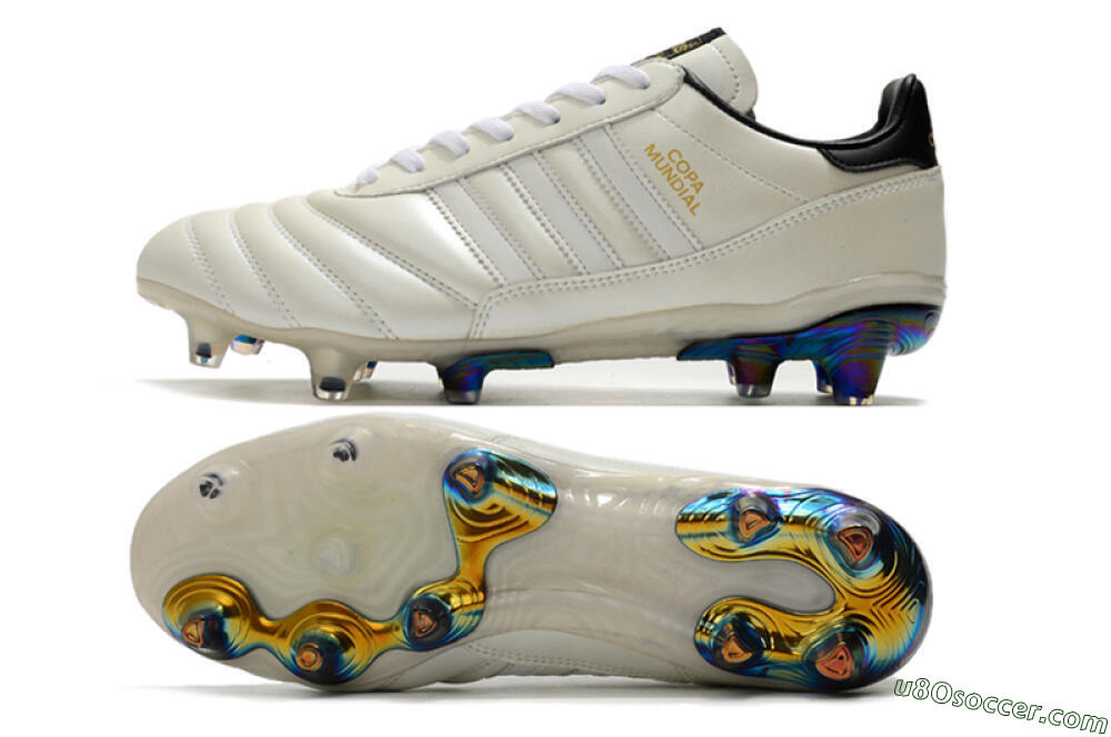 Adidas Copa Mundial 21 FG Firm Ground Soccer Cleats - Beige/Black/White 0