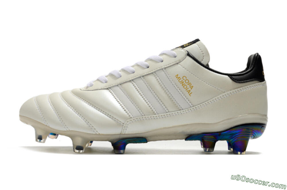 Adidas Copa Mundial 21 FG Firm Ground Soccer Cleats - Beige/Black/White 4