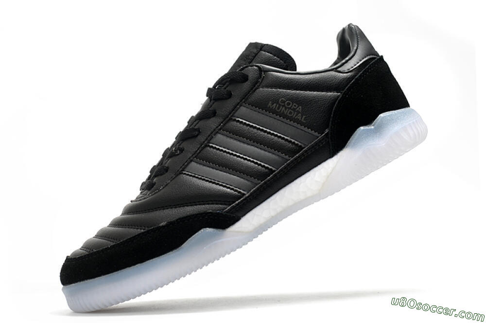 Adidas Copa Mundial IC Indoor & Futsal Soccer Shoes - Black/White 5