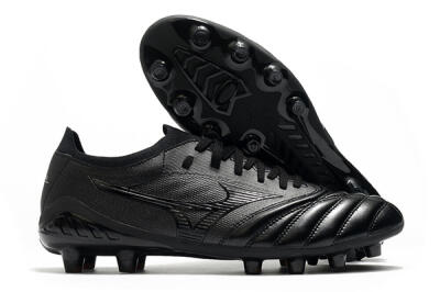 Mizuno Morelia Neo 3 FG Firm Ground Soccer Cleats - Black/Black