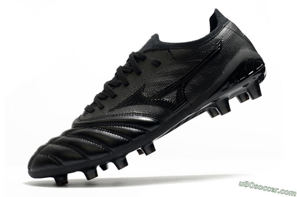 Mizuno Morelia Neo 3 FG Firm Ground Soccer Cleats - Black/Black 5