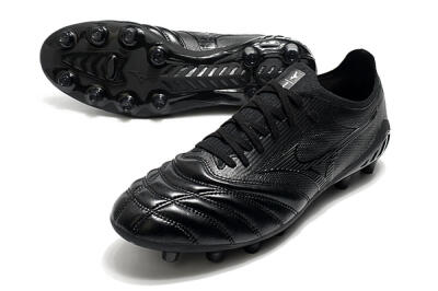 Mizuno Morelia Neo 3 FG Firm Ground Soccer Cleats - Black/Black