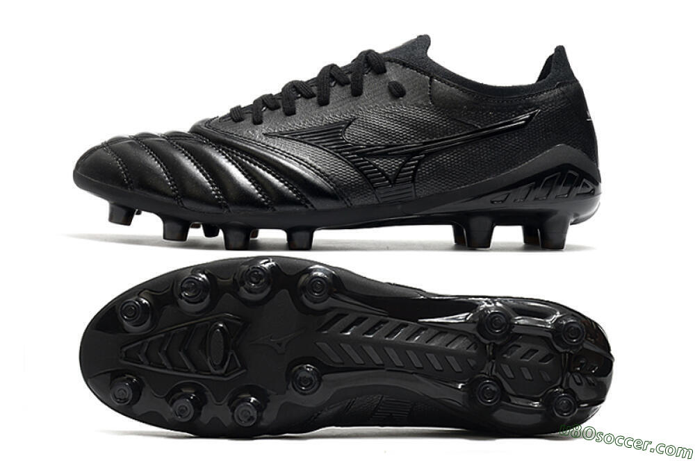 Mizuno Morelia Neo 3 FG Firm Ground Soccer Cleats - Black/Black 0