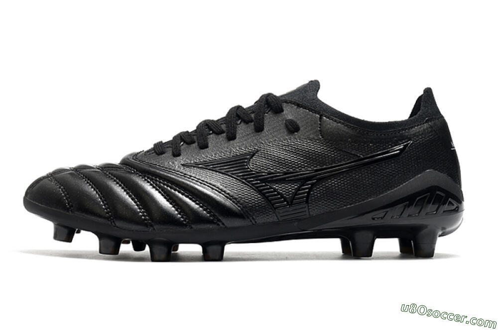 Mizuno Morelia Neo 3 FG Firm Ground Soccer Cleats - Black/Black 2
