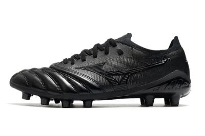 Mizuno Morelia Neo 3 FG Firm Ground Soccer Cleats - Black/Black
