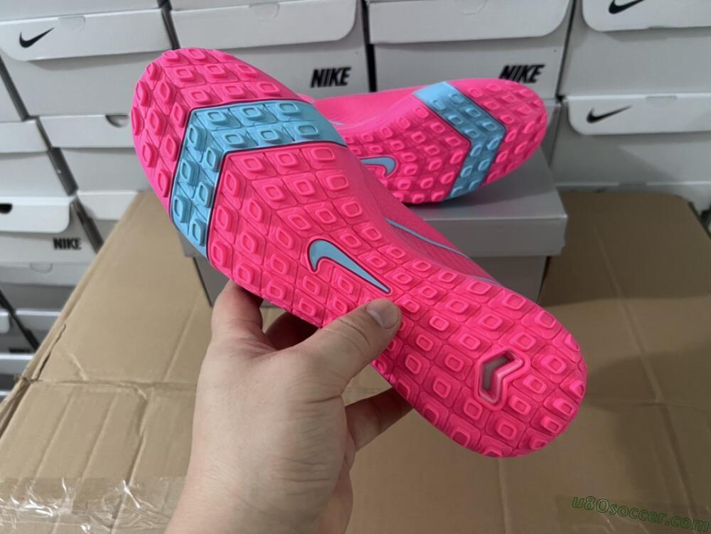 Nike Air Zoom Mercurial Superfly 10 Elite TF Artificial Turf Soccer Shoes - Pink/Red/Jade