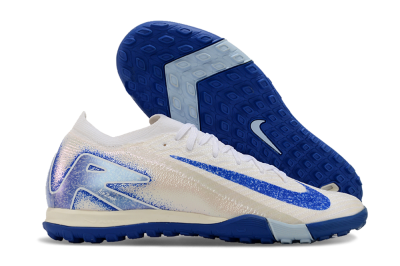 Nike Air Zoom Mercurial Vapor 16 Elite TF Artificial Turf Soccer Shoes - White/Blue
