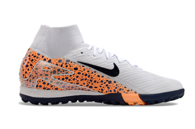 Nike Mercurial Superfly 10 Elite TF Artificial Turf Soccer Cleats - White/Black/Orange