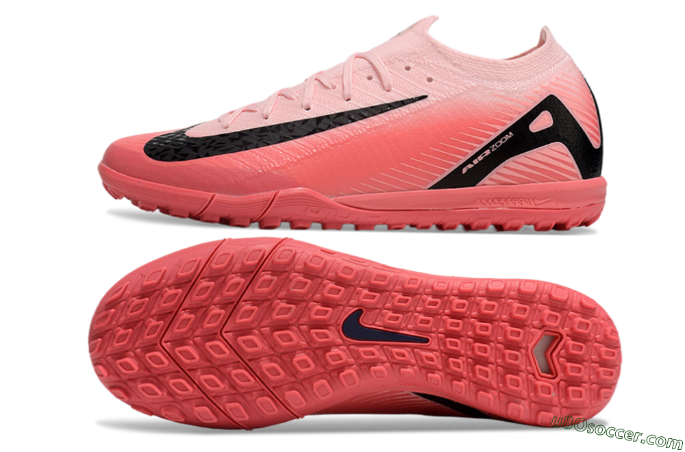 Nike Air Zoom Mercurial Vapor 16 Elite TF Artificial Turf Soccer Shoes - Pink/Black 0
