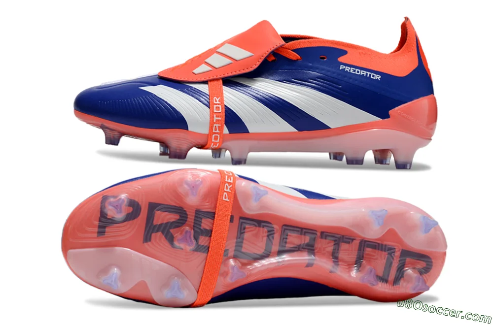 Adidas Predator Elite Foldover Tongue FG Soccer Cleats - Blue