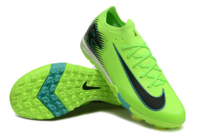 Nike Air Zoom Mercurial Vapor 16 Elite TF Artificial Turf Soccer Shoes - Green/Black/Blue