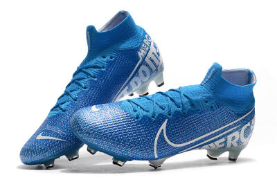 Nike Mercurial Superfly 7 Elite FG Firm Ground Soccer Cleats - Blue/White