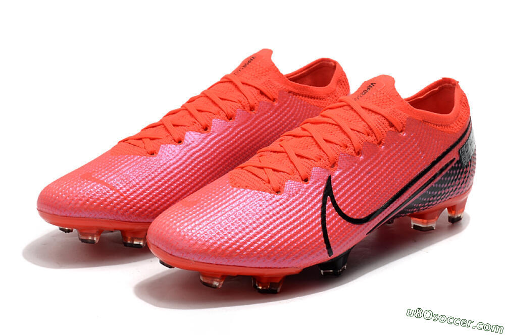 Nike Mercurial Vapor 13 Elite FG Firm Ground Soccer Cleats - Red/Black 5