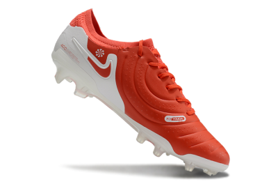 Nike Tiempo Legend 10 Elite FG Firm Ground Soccer Cleats - Red/White