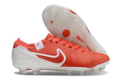 Nike Tiempo Legend 10 Elite FG Firm Ground Soccer Cleats - Red/White