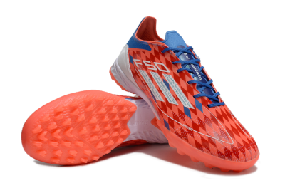 Thomas Müller x Adidas F50 Elite Raumdeuter TF Artificial Turf Soccer Shoes - Red/Blue/White