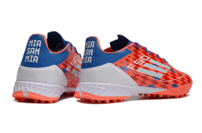 Thomas Müller x Adidas F50 Elite Raumdeuter TF Artificial Turf Soccer Shoes - Red/Blue/White
