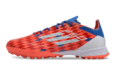 Thomas Müller x Adidas F50 Elite Raumdeuter TF Artificial Turf Soccer Shoes - Red/Blue/White