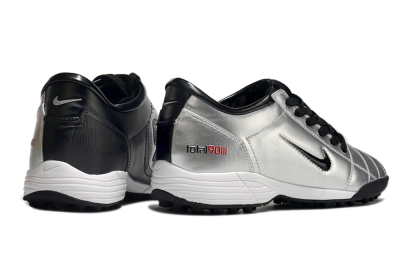 Nike Total 90 II TF Artificial Turf Soccer Shoes - Silver/Black/Red