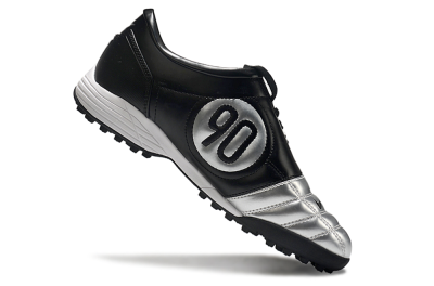 Nike Total 90 II TF Artificial Turf Soccer Shoes - Black/Silver/Red