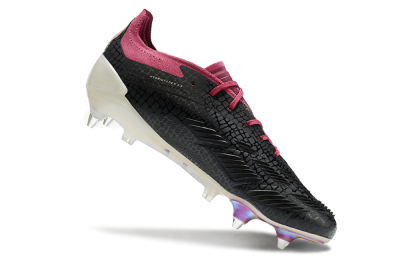 Adidas Predator Elite 24 SG Soft Ground Soccer Cleats - Black/White/Red
