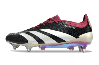 Adidas Predator Elite 24 SG Soft Ground Soccer Cleats - Black/White/Red