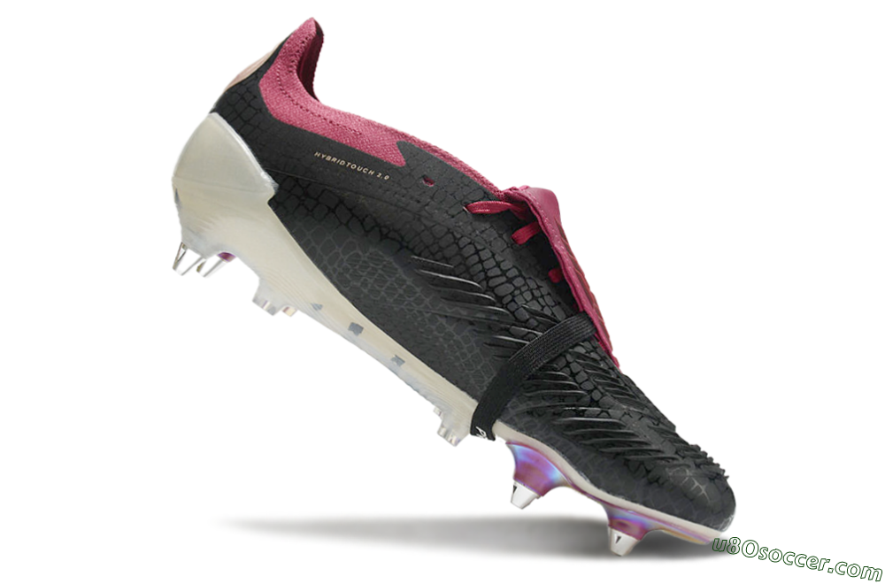 Adidas Predator Elite Foldover Tongue SG Soft Ground Soccer Cleats - Black/White/Red 4