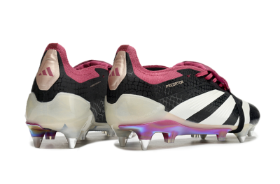 Adidas Predator Elite Foldover Tongue SG Soft Ground Soccer Cleats - Black/White/Red
