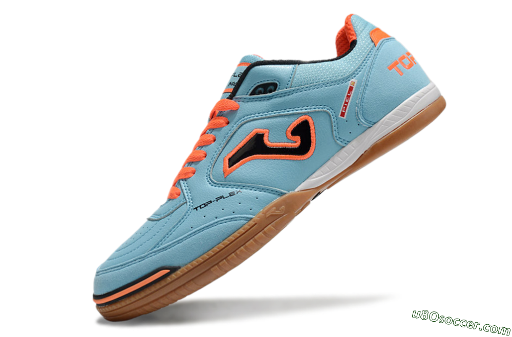 Joma Top Flex 920 IC Indoor & Futsal Soccer Shoes - Blue/Orange/Black 5