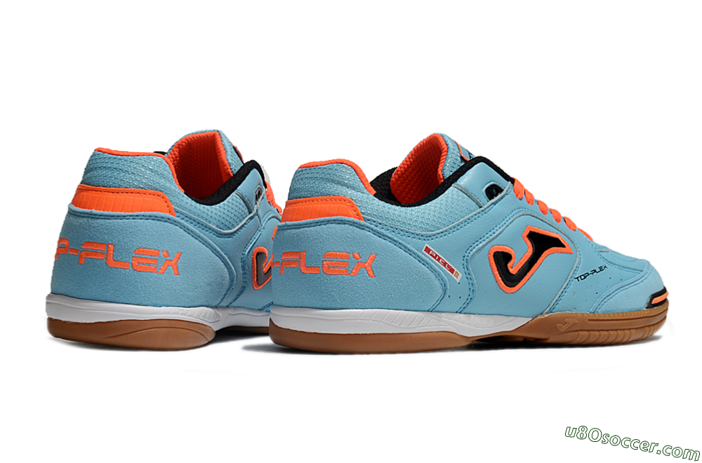 Joma Top Flex 920 IC Indoor & Futsal Soccer Shoes - Blue/Orange/Black 6