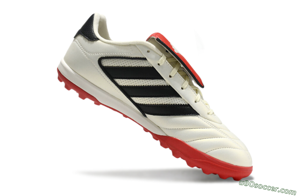 Adidas Copa Gloro 2 TF Artificial Turf Soccer Shoes - Ivory/Core Black/Solar Red 4