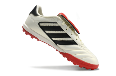 Adidas Copa Gloro 2 TF Artificial Turf Soccer Shoes - Ivory/Core Black/Solar Red