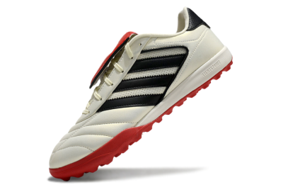 Adidas Copa Gloro 2 TF Artificial Turf Soccer Shoes - Ivory/Core Black/Solar Red