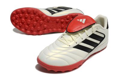 Adidas Copa Gloro 2 TF Artificial Turf Soccer Shoes - Ivory/Core Black/Solar Red
