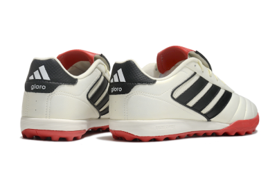 Adidas Copa Gloro 2 TF Artificial Turf Soccer Shoes - Ivory/Core Black/Solar Red