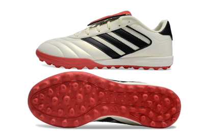 Adidas Copa Gloro 2 TF Artificial Turf Soccer Shoes - Ivory/Core Black/Solar Red