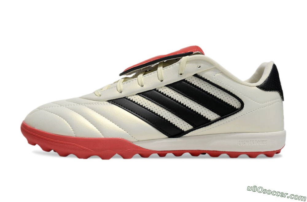 Adidas Copa Gloro 2 TF Artificial Turf Soccer Shoes - Ivory/Core Black/Solar Red 2