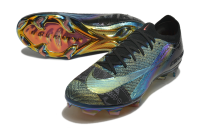 Nike Air Zoom Mercurial Vapor 15 Elite FG Firm Ground Soccer Cleats - Blue/Black/Gold
