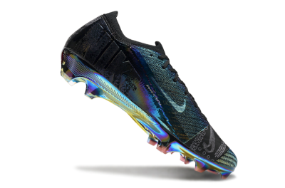 Nike Air Zoom Mercurial Vapor 15 Elite FG Firm Ground Soccer Cleats - Blue/Black/Gold
