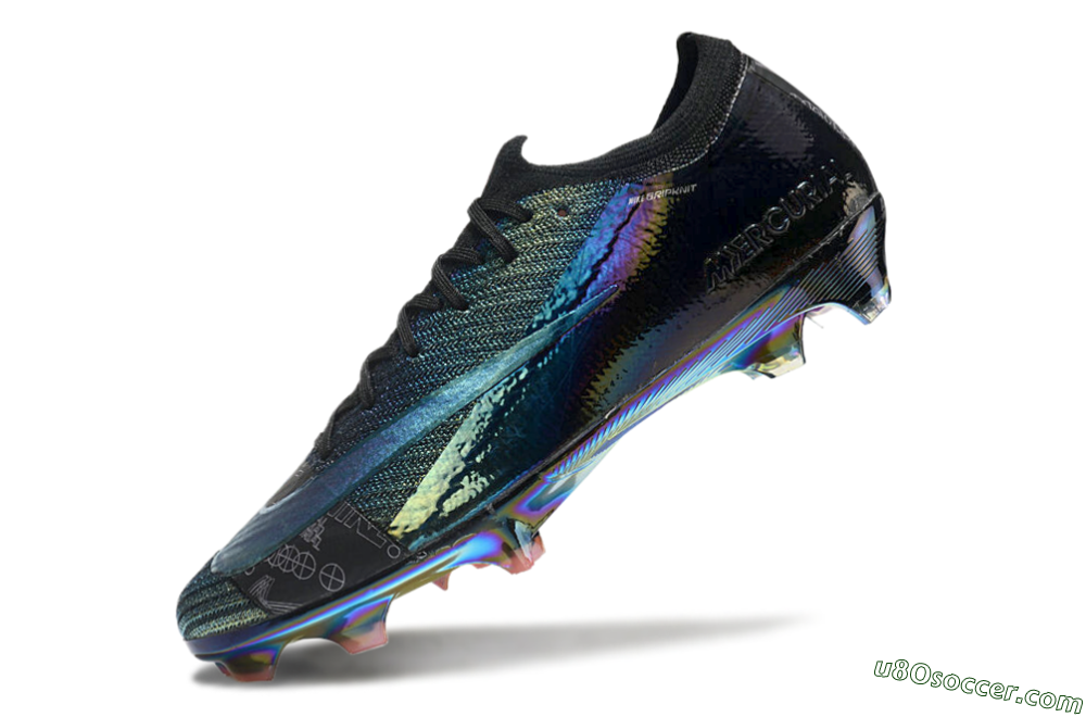 Nike Air Zoom Mercurial Vapor 15 Elite FG Firm Ground Soccer Cleats - Blue/Black/Gold 5
