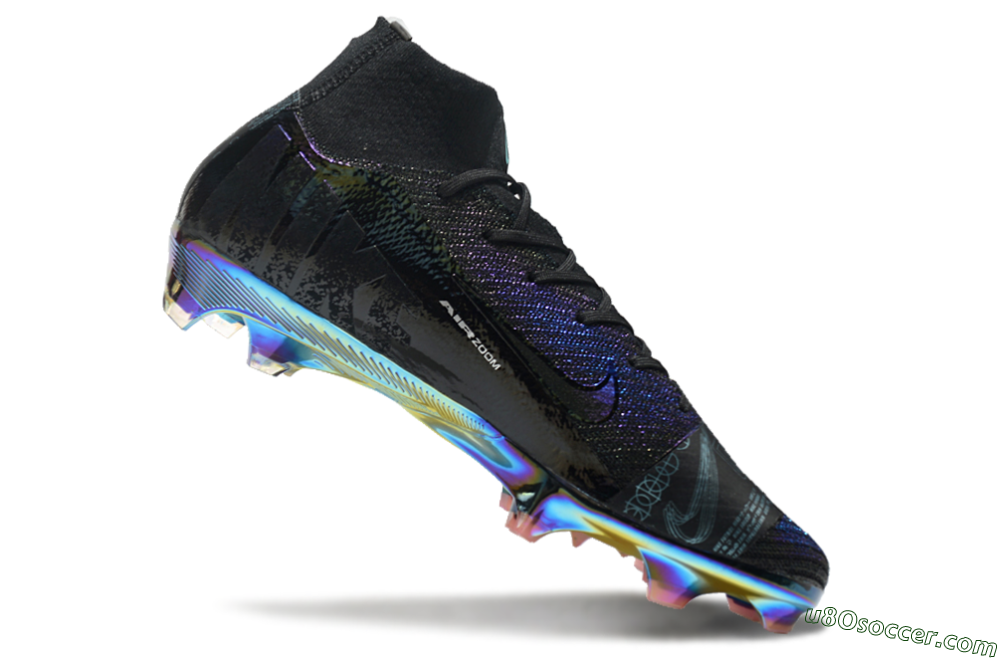 Nike Air Zoom Mercurial Superfly 9 Elite FG Firm Ground Soccer Cleats - Metal Blue/Black 3