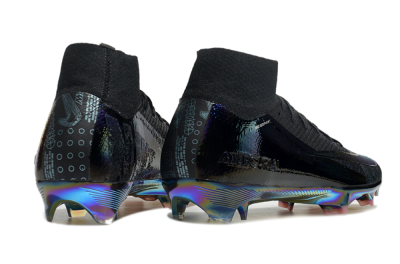 Nike Air Zoom Mercurial Superfly 9 Elite FG Firm Ground Soccer Cleats - Metal Blue/Black