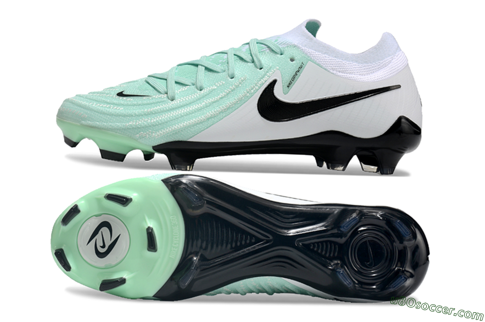 Nike Phantom Luna Elite FG Firm Ground Soccer Cleats - Green/White/Black 0