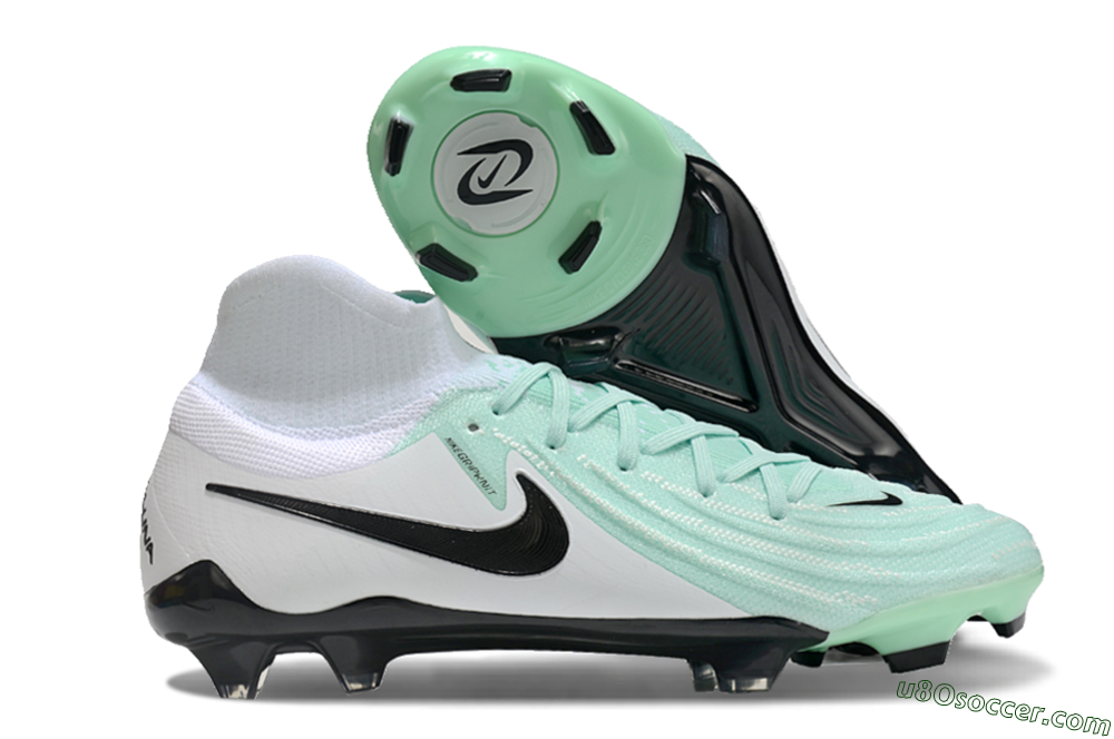 Nike Phantom Luna Elite FG Firm Ground Soccer Cleats - Green/White/Black 1