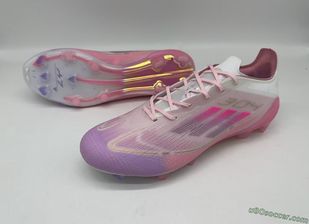 Adidas F50 Elite FG Firm Ground Soccer Cleats - Purple/White/Pink