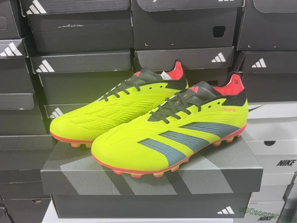 Adidas Predator Elite 24 MG Soccer Cleats - Yellow/Black/Red