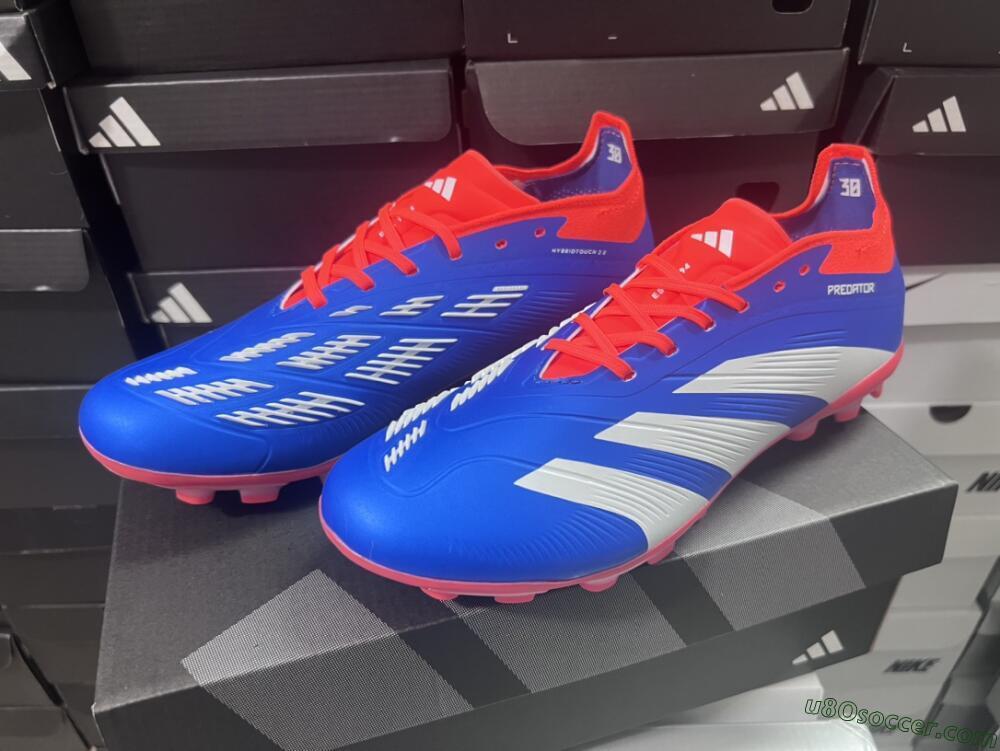 Adidas Predator Elite 24 MG Multi Ground Soccer Cleats - Blue/White/Red