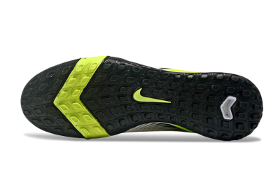 Nike Air Zoom Mercurial Superfly 10 Elite TF Artificial Turf Soccer Shoes - White/Black/Yellow