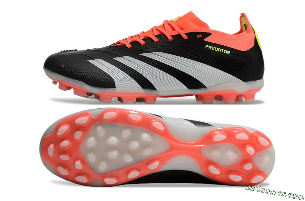 Adidas Predator Elite 24 MG Multi Ground Soccer Cleats - Black/White/Red 0